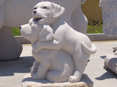 石雕宠物狗(编号：03)